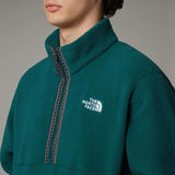 THE NORTH FACE NF0A88XR6GI M TNF FLEESKI 1/4 Zip PO Sweatshirt Hombre Deep Nori Tamaño L