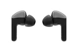 LG TONE Free FN5 Auriculares True Wireless con autolimpieza UVnano que elimina el 99,9% de las bacterias, tecnología Meridian Sound, doble micrófono para llamadas en la oficina y carga rápida en negro