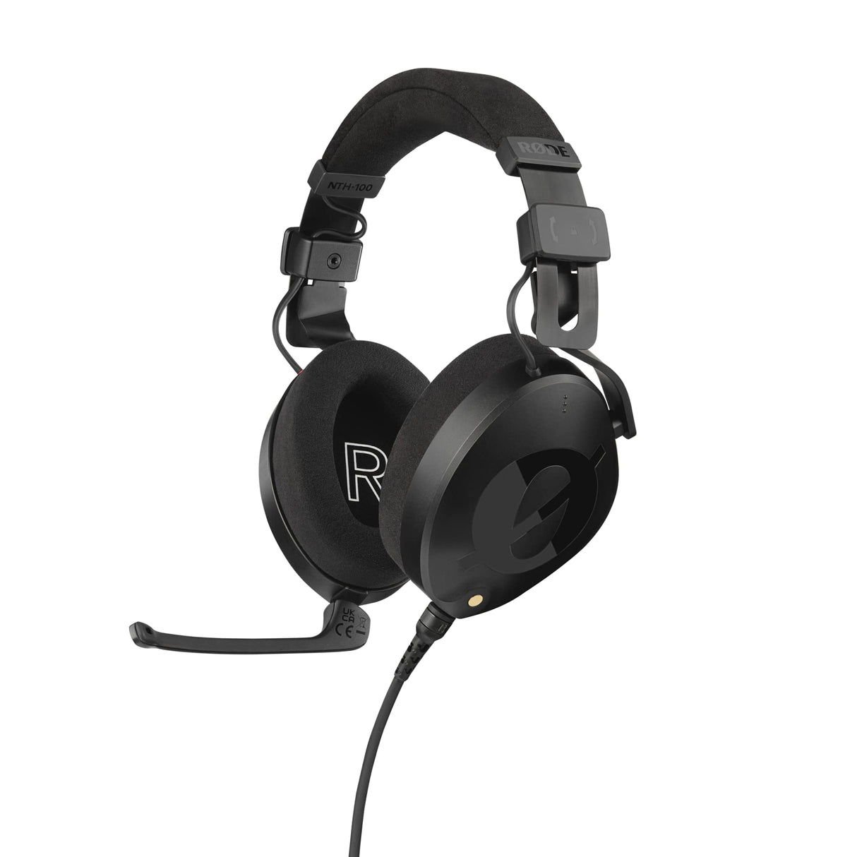 RØDE NTH-100M Auriculares con diadema profesionales RØDE NTH-100M para medios, radiodifusión, podcasting, creación de contenido, transmisión, trabajo desde casa (negros)
