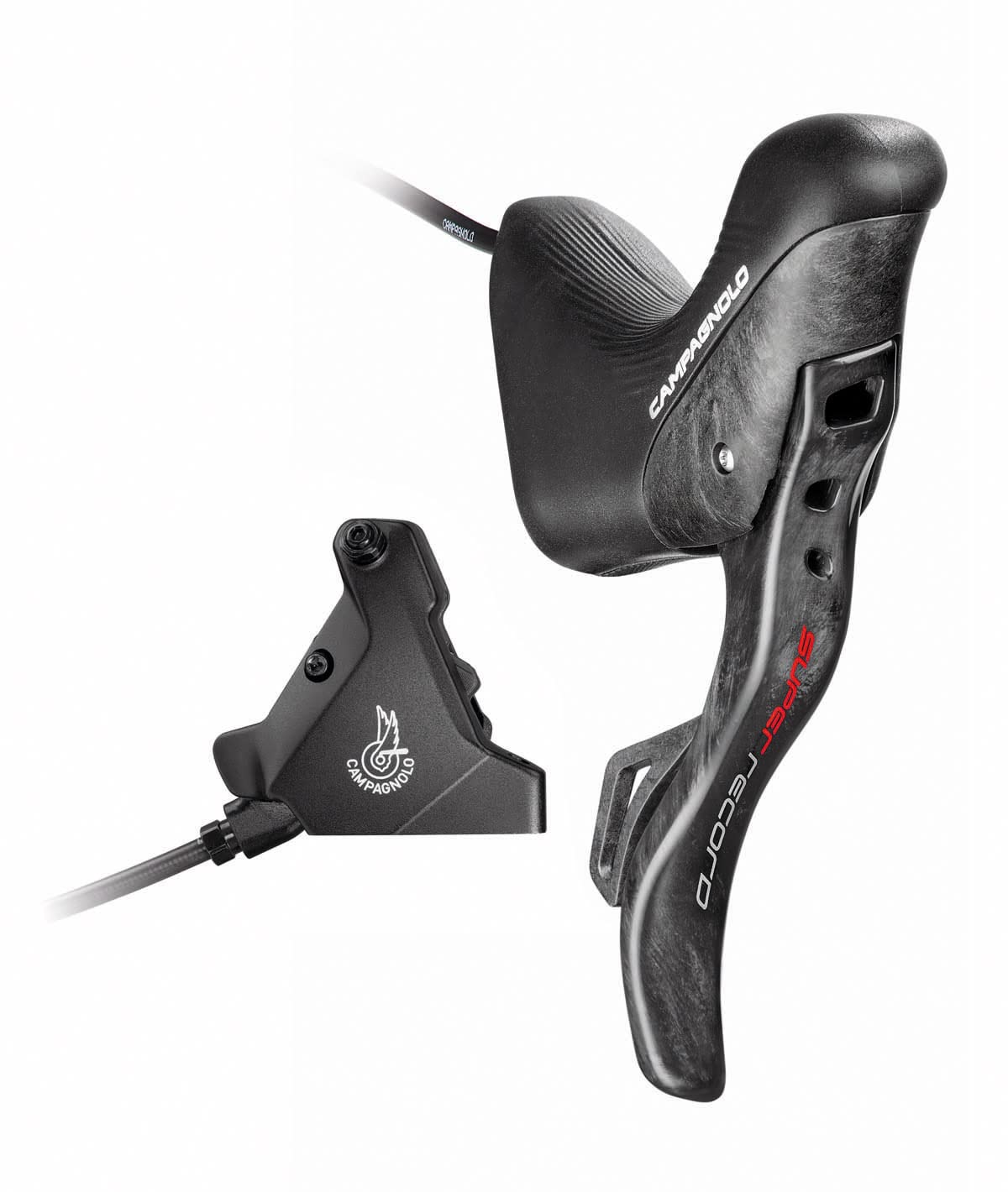 Campagnolo Man.FRE/CA.Campa Sup Rec EPS Der.HIDR.12V 160 FM N Manetas, Sport, Multicolor (Negro), Talla Única