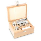 Núcleo - 333 - -2006 ° F2 Peso Set 1 MG - 1 kg Acero Inoxidable Feingedreht en Caja de Madera - 333-06