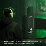 SteelSeries Arctis Nova 5X Blanco Cascos Xbox Inalámbricos - Xbox, PC, Switch 2, móvil - Controladores magnéticos de neodimio - Más de 100 preajustes - Batería de 60h - 2,4 GHz o BT - Micro Gen2.X