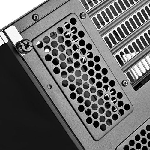 Silverstone SST-LD01B Lucid Serie Mini Tower Micro ATX - Caja para Ordenador (3 Paneles Laterales de Cristal Templado)