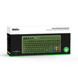 8Bitdo Retro 87 Mechanical Keyboard with RGB Backlight, Bluetooth/2.4G/USB-C Hot Swappable Wireless Gaming Keyboard for Windows and Android - Xbox Edition (Officially Licensed) - QWERTY English