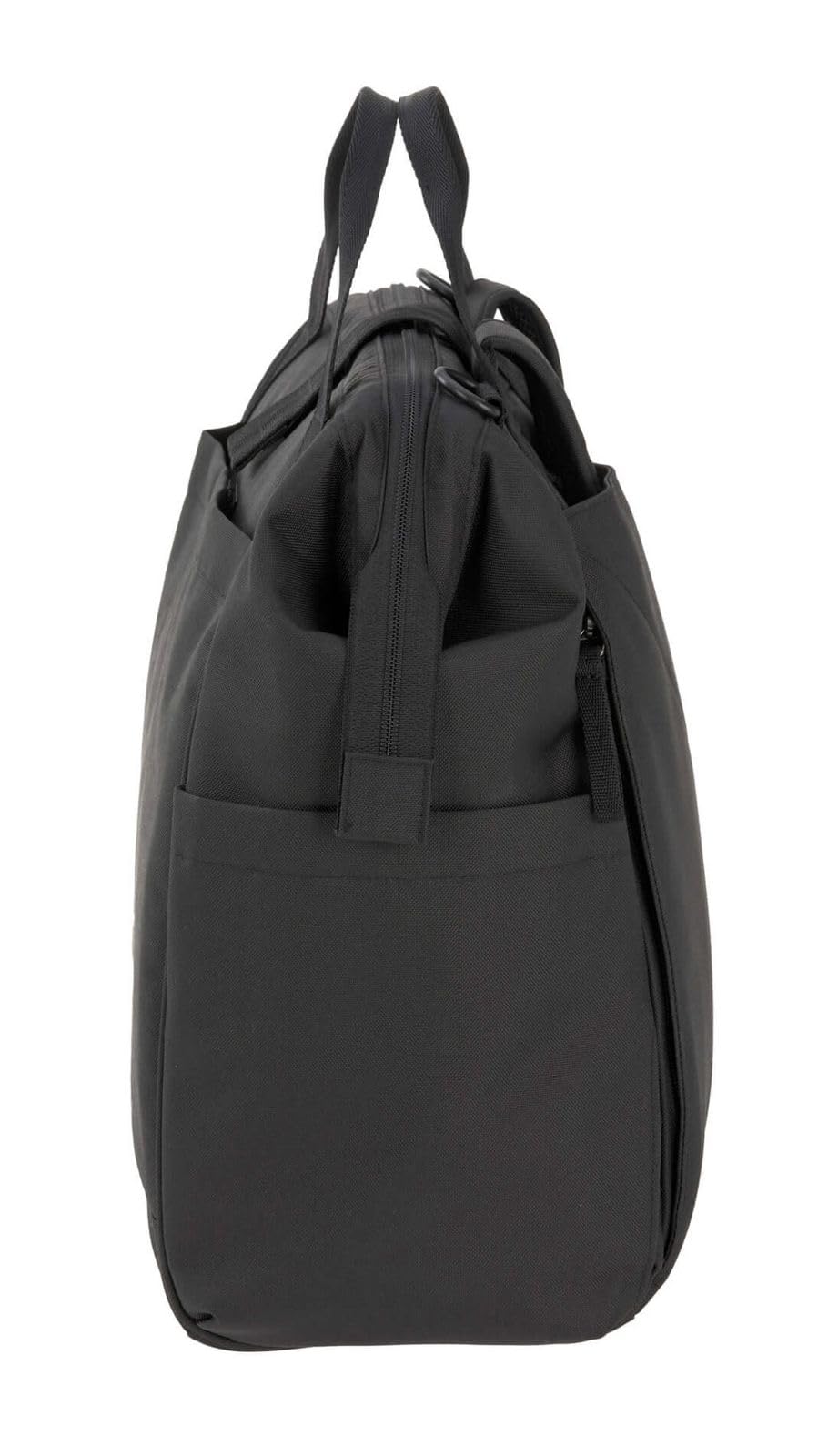 LÄSSIG Mochila cambiadora para bebés Bolsa cambiadora incl. accesorios cambiadores Mochila con cambiador producida de forma sostenible/Goldie Up Backpack black
