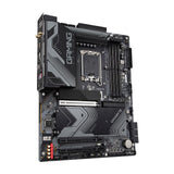 GIGABYTE Z790 Gaming X AX Placa Base - Compatible con procesadores Intel Core 14th CPUs, 16+1+2 Phases Digital VRM, up to 7600MHz DDR5 (OC), 4xPCIe 4.0 M.2, Wi-Fi 6E, 2.5GbE LAN, USB 3.2 Gen 2x2
