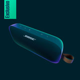Bose SoundLink Flex (2.ª Gen.), Altavoz portátil inalámbrico con Bluetooth pequeño y Potente para Fiestas al Aire Libre, hasta 12 h de autonomía, Resistente al Agua IP67 y al Polvo, Azul crepúsculo