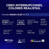 Lenovo Legion 5 Gen 10 – Ordenador Portátil Gaming IA 15.1" WQXGA OLED (Intel Core i7-13650HX, NVIDIA GeForce RTX 5070, 32 GB RAM, 1TB SSD, Wi-Fi 7, Sin Sistema Operativo) Teclado RGB Español - Negro