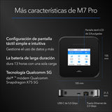 NETGEAR Nighthawk WiFi Portatil | Router 5G Sim Portatil | M7 Pro WiFi 6 | 5G Hotspot Desbloqueado con Ranura SIM, comparte hasta 32 Dispositivos, Ideal para hogar o Negocio (MR7450)