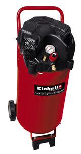 Einhell Compresor (1500 W, bajo nivel de aceite y mantenimiento, reductor de presión, manómetro)