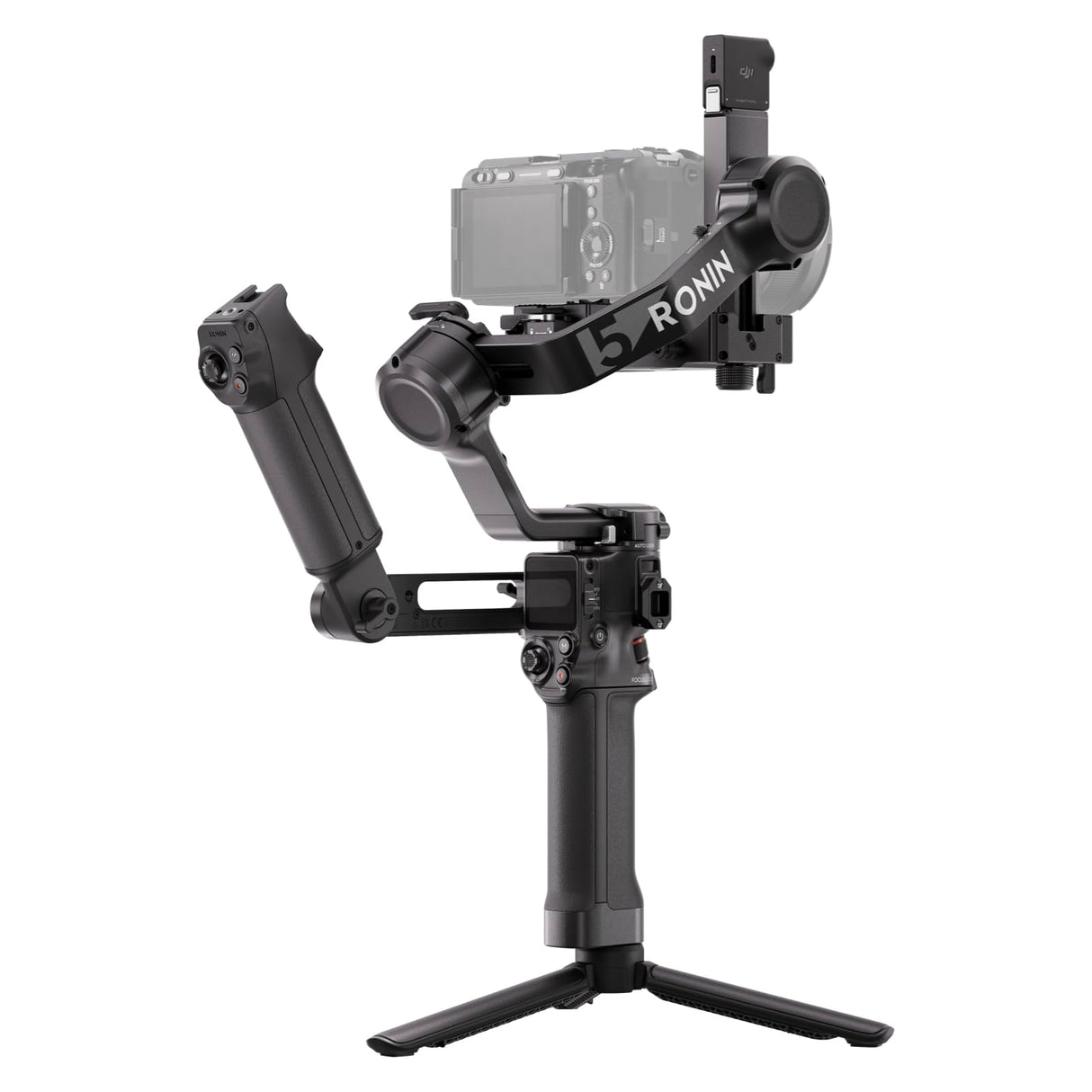 Pack dji RS 5, estabilizador para cámara Canon/Sony/Panasonic/Nikon/Fujifilm, Seguimiento Inteligente, empuñadura Maleta electrónica, perillas de Ajuste Fino, Nuevo indicador del Eje Z