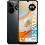 SPC Discovery 3 - Smartphone 6,8” IPS 120Hz | 128GB Memoria Interna y 4GB RAM | 50MP Dual CAM AI | NFC y Biometría | Android 14 | Batería 5000mAh con Carga rápida – Color Dark Matter