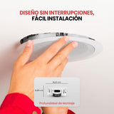 Pyle Altavoces empotrables, Bluetooth,Techo, Pared, 6.5”, 200W, 2 vias, Parrillas Redondas y cuadradas Intercambiables, Estereo
