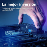 Crucial RAM Kit de 32GB (2x16GB) DDR5 a 5600MHz (o 5200MHz o 4800MHz) Memoria de Escritorio CT2K16G56C46U5