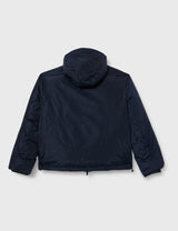 Armani Exchange Parche con Logotipo de The Urban Expedition, sostenible Chaqueta Down, Azul Marino, XL para Hombre
