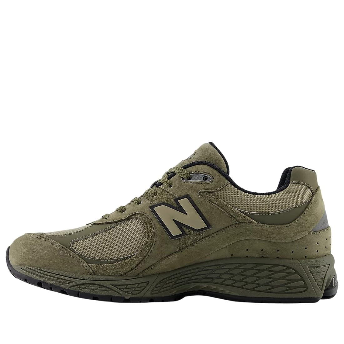 New Balance 2002, Sneaker Hombre, Verde Camuflaje, 42.5 EU