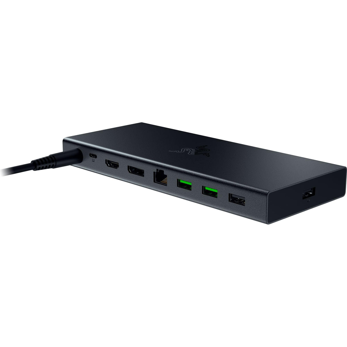 Razer USB 4 Dock - Base de Alta Velocidad para Juegos y productividad - Diseño de 14 Puertos - Soporte de Doble Pantalla, Carga de Dispositivos (3X USB-C, 5X USB-A, HDMI, Gigabit Ethernet) Negro
