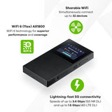 Zyxel 5G NR Router Portátil | WiFi 6 Banda Ancha de Alta Velocidad | Diseño Compacto [NR2301]