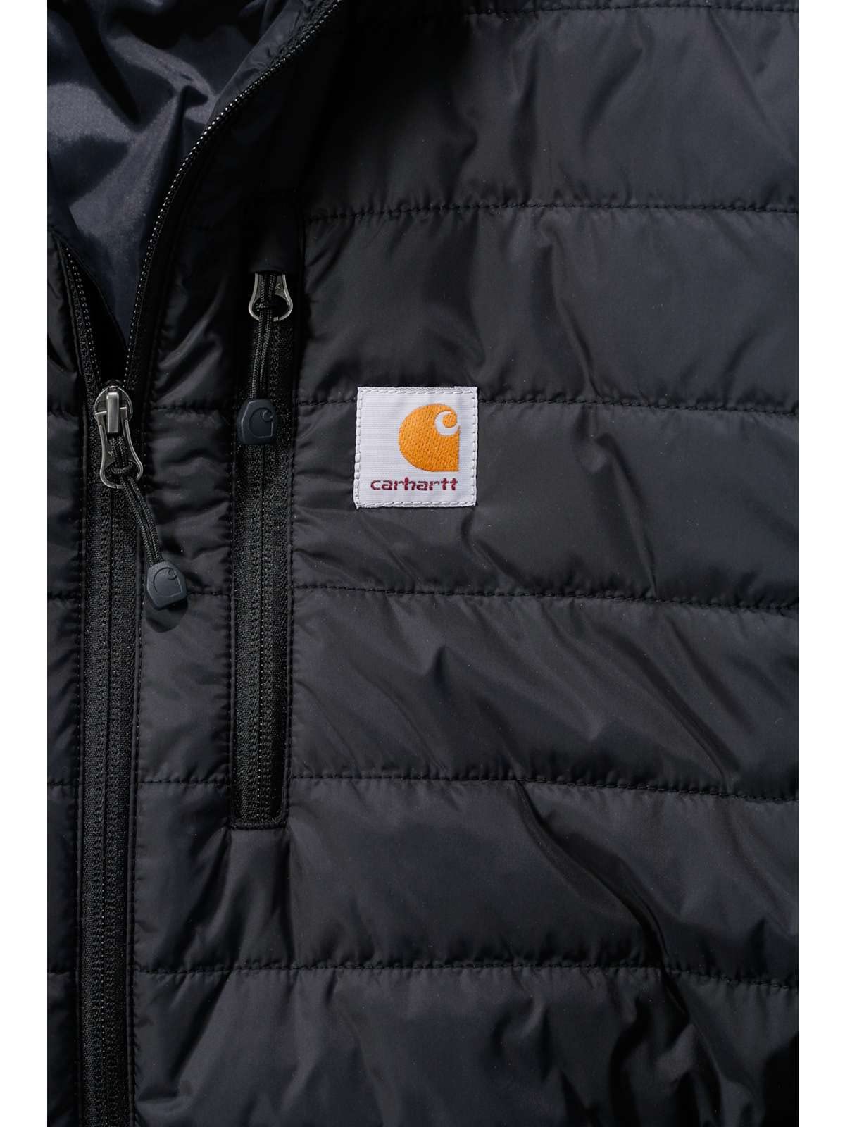 Carhartt Chaqueta Rain Defender ligera con aislante, Relaxed Fit Para Hombre, Negro, L