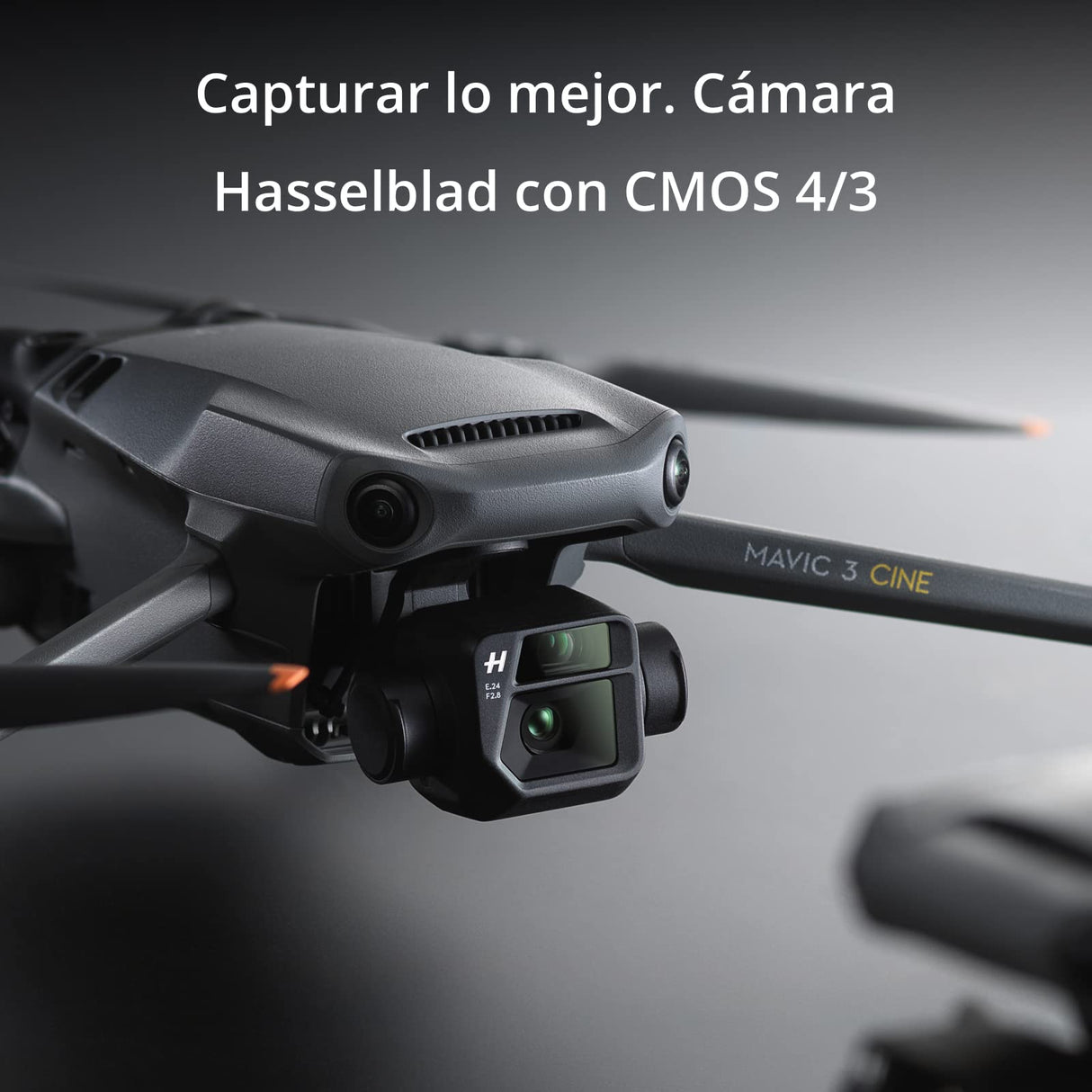 DJI Mavic 3 Cine Premium Combo - Dron con Mando a distancia, cámara Hasselblad CMOS 4/3, vídeo 5.1K, detección de obstáculos omnidireccional, 46 min de vuelo, Apple ProRes 422 HQ, Certificado C1