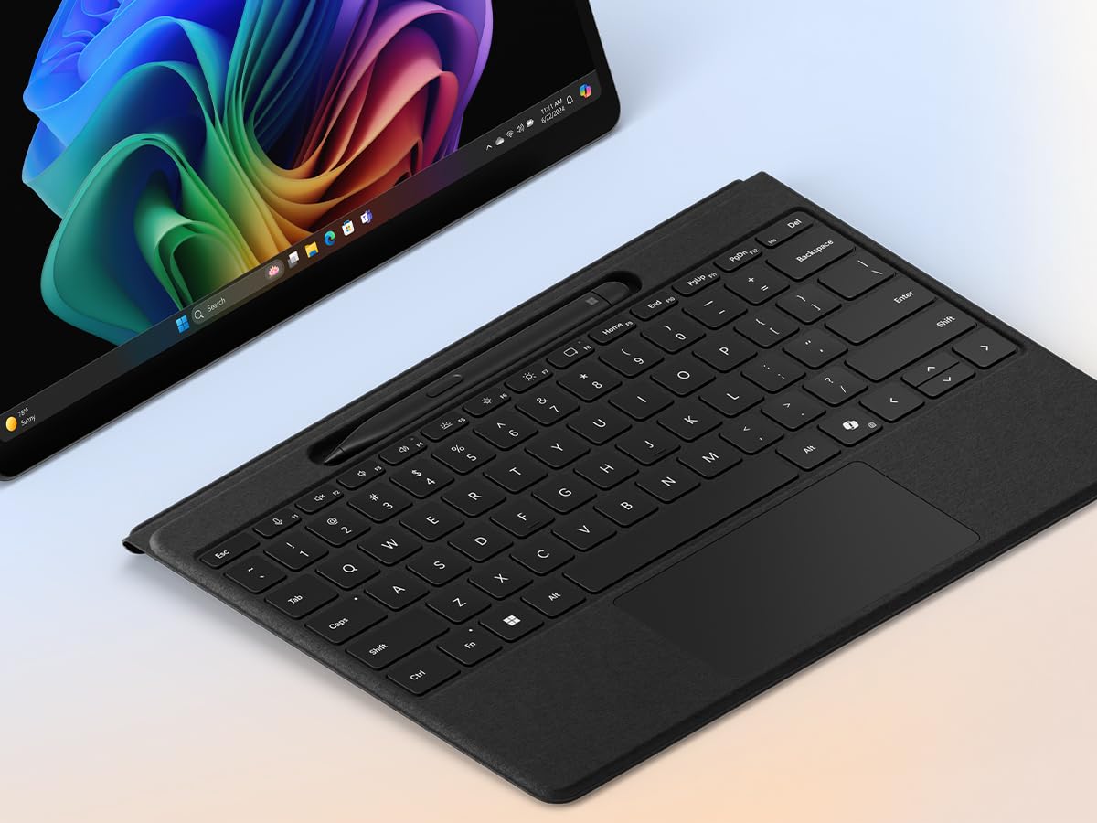 Microsoft Teclado Surface Pro 13" Flex Keyboard + Lapiz Surface Slim Pen - Negro