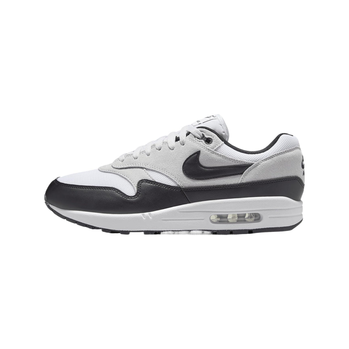 NIKE Air MAX 1 Essential, Sneaker Hombre, White Black Pure Platinum, 42.5 EU