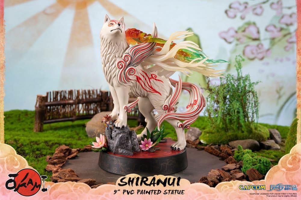 First4Figures-First 4 Shiranui Okami Pose Standard, sólido, Color Negro (F4F 201387)