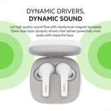 Belkin Auriculares inalámbricos True Wireless SOUNDFORM Flow con cancelación Activa del Ruido, Bluetooth, Carga inalámbrica, Resistencia IPX5, 31 Horas de batería, iPhone, Galaxy y Pixel, Blancos