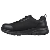 Skechers Arch Fit Sr Ringstap, Zapatos de trabajo Hombre, Black Textile/Synthetic, 45 EU