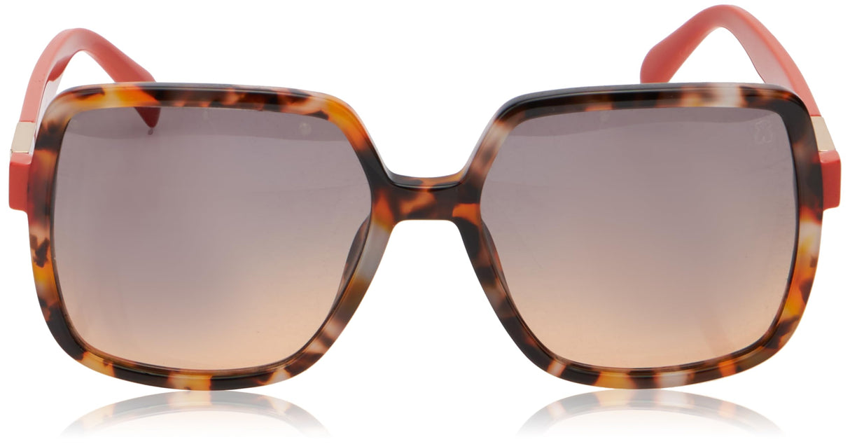 TOUS STOB73 Gafas, Dark Havana Orange Spotted, 56 para Mujer