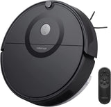 Roborock E5 Robot Aspirador y Mopa para Todos los Suelos con Control Remoto y App/Voz (2500Pa, 200min de duración, 640ml polvo/180ml tanque de agua, auto. Sistema de ruta giroscópico) Negro