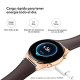 HONOR Watch GS3 Reloj Inteligente, Pantalla Táctil AMOLED 1,43", Reloj de Actividad Física con Monitorización de la Frecuencia Cardiaca, Sueño y Oxígeno, Versión Cuero Azul