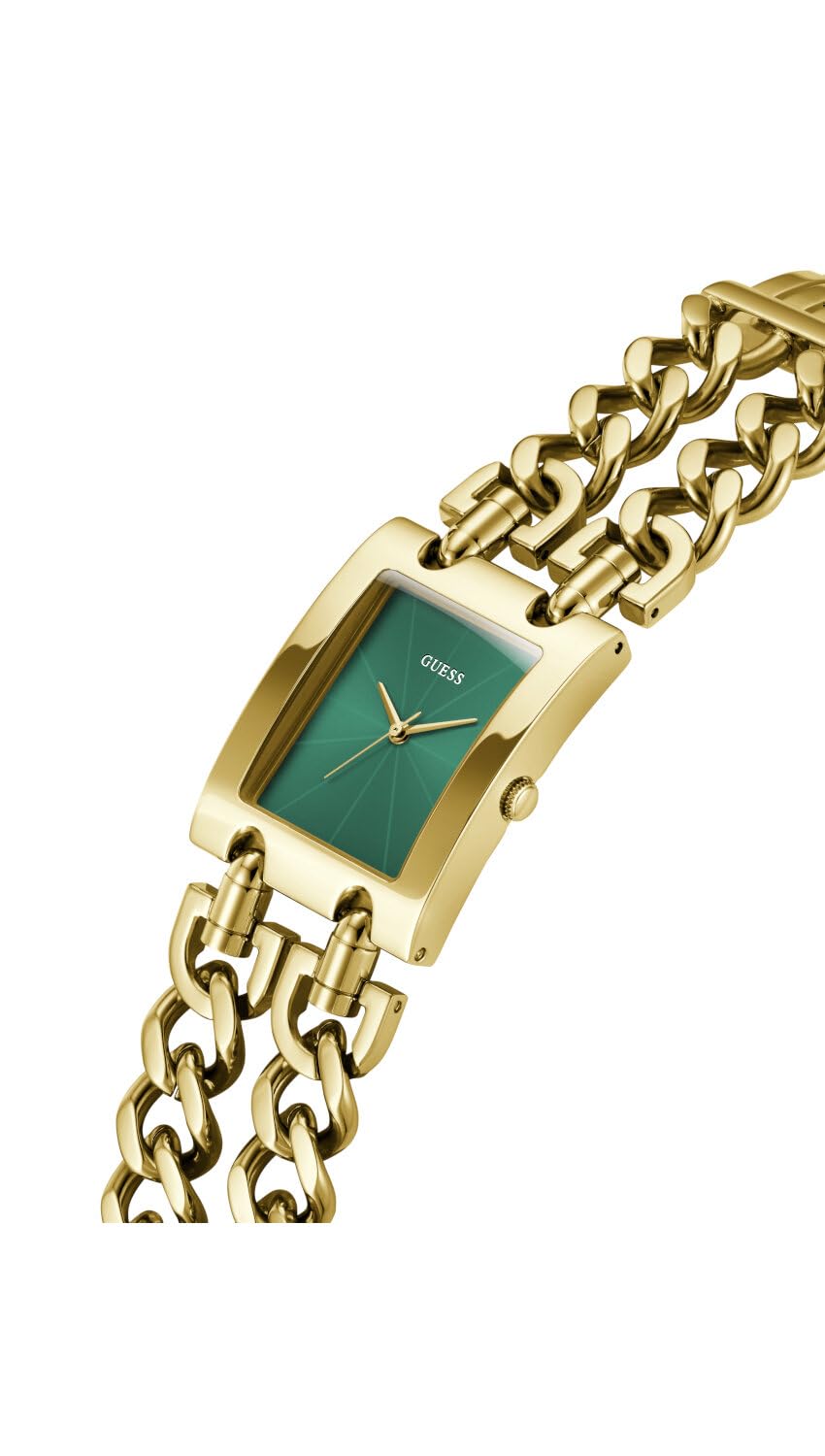 GUESS Reloj Analógico para Mujer'S de Cuarzo con Correa en Acero Inoxidable GW0740L2