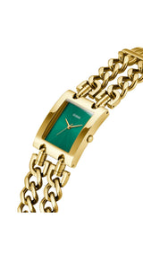 GUESS Reloj Analógico para Mujer'S de Cuarzo con Correa en Acero Inoxidable GW0740L2