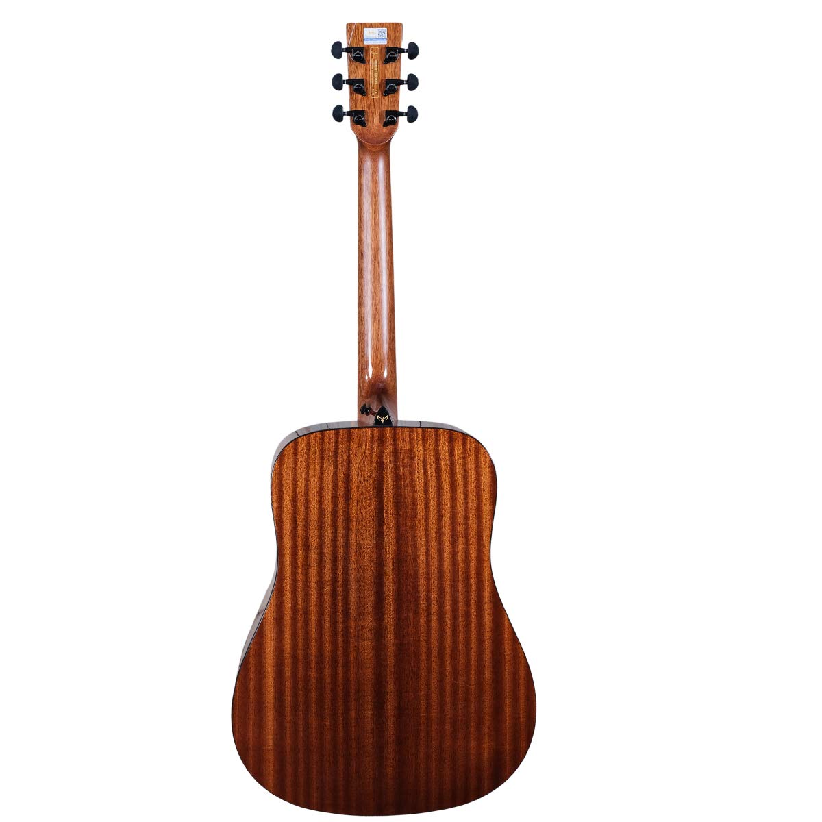 Tyma-D3E-RS - Guitarra de cuerdas de acero con pastilla integrada y diapasón de palisandro, incluye funda