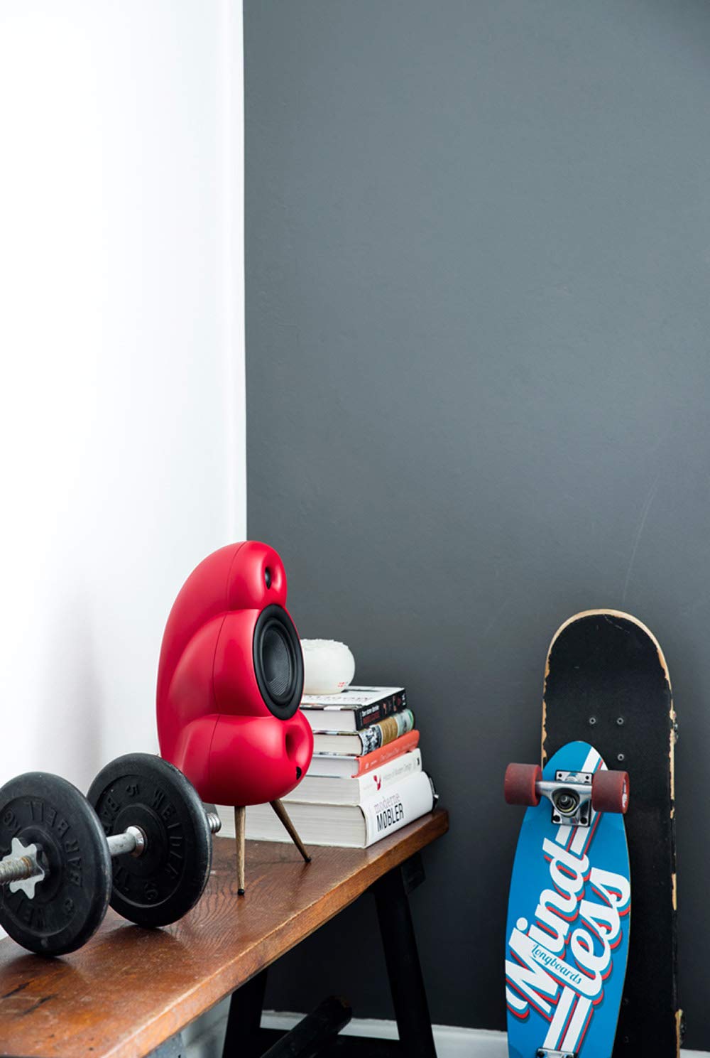Podspeakers Minipod MKIV - Altavoz inalámbrico, Rojo Mate