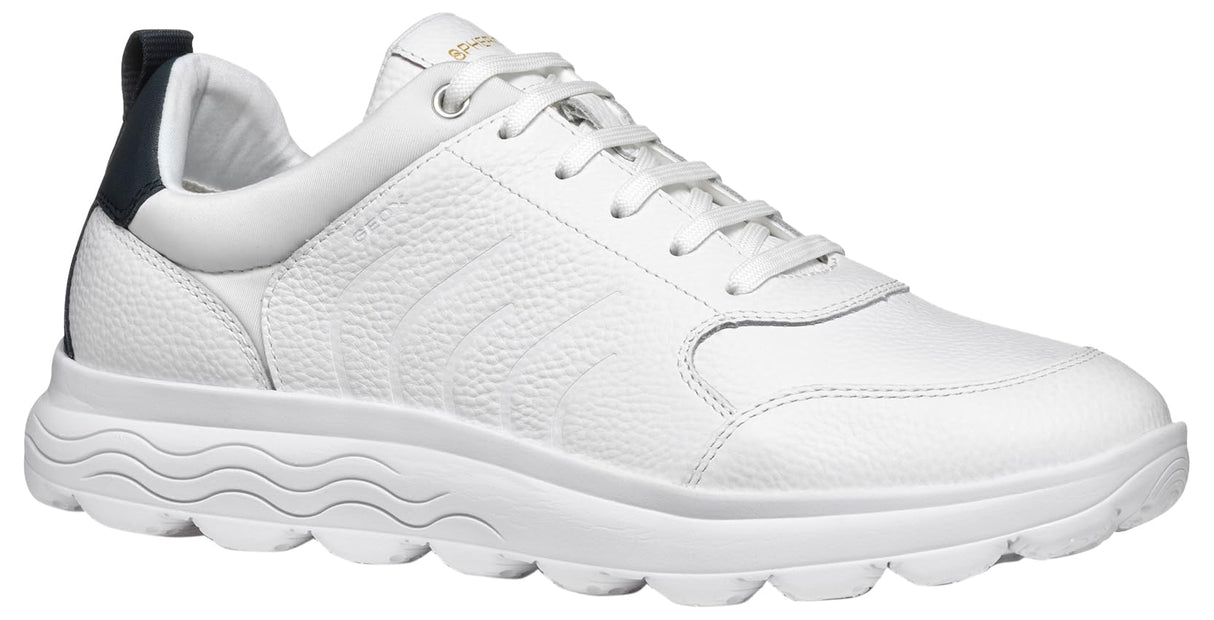 Geox U SPHERICA B, Zapatillas Hombre, White/Dk Navy, 43 EU