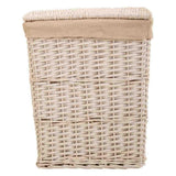 Cestos De Ropa De Mimbre Lac Blanco Forrados Set 3 Pzas