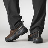 Salomon X ULTRA 360 LEATHER GORE-TEX, Zapatos de senderismo para Hombre, Dark Earth Delicioso Sharkskin, 43 1/3 EU