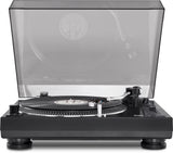 TechniSat TECHNIPLAYER LP 300 - Tocadiscos profesional USB (con función Scratch y digitalización, velocidad de rotación: 33/45 rpm, accionamiento directo controlado por cuarzo), color negro