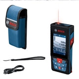 Bosch Professional Medidor Láser GLM 150-27 C (cámara integrada, batería de 3,6 V integrada, alcance: hasta 150 m, robusto, IP54, ±1,5 mm*, correa de sujeción, funda)