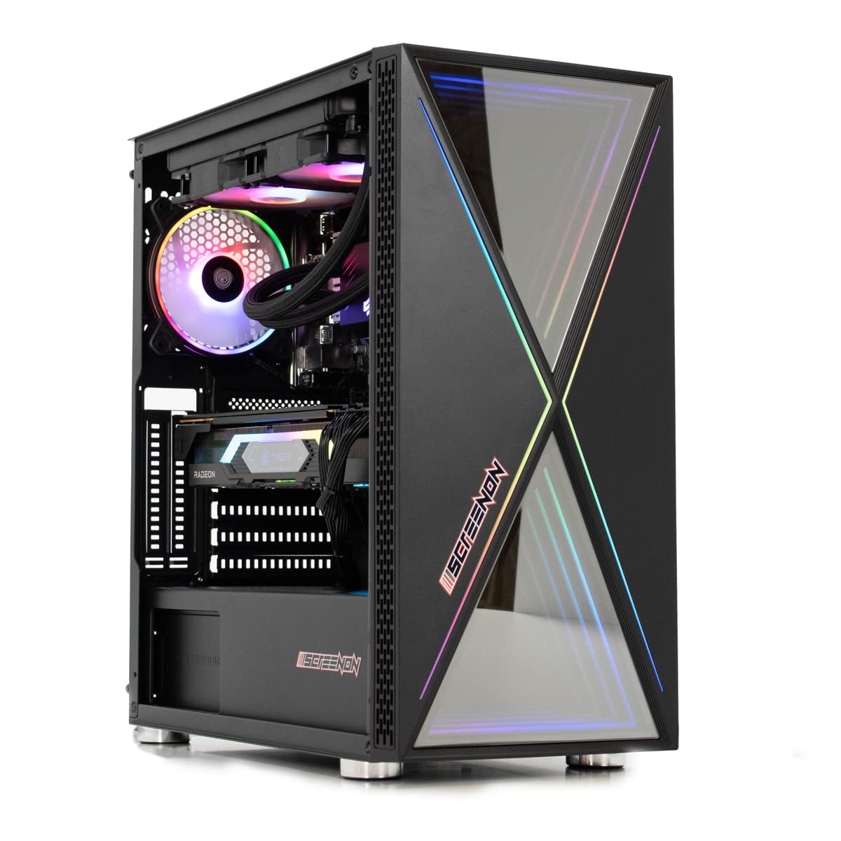 ScreenOn - Ryzen 7 5800X - 1TB SSD - RX 6700XT - Game PC A40144 - WiFi - Windows 11 Pro