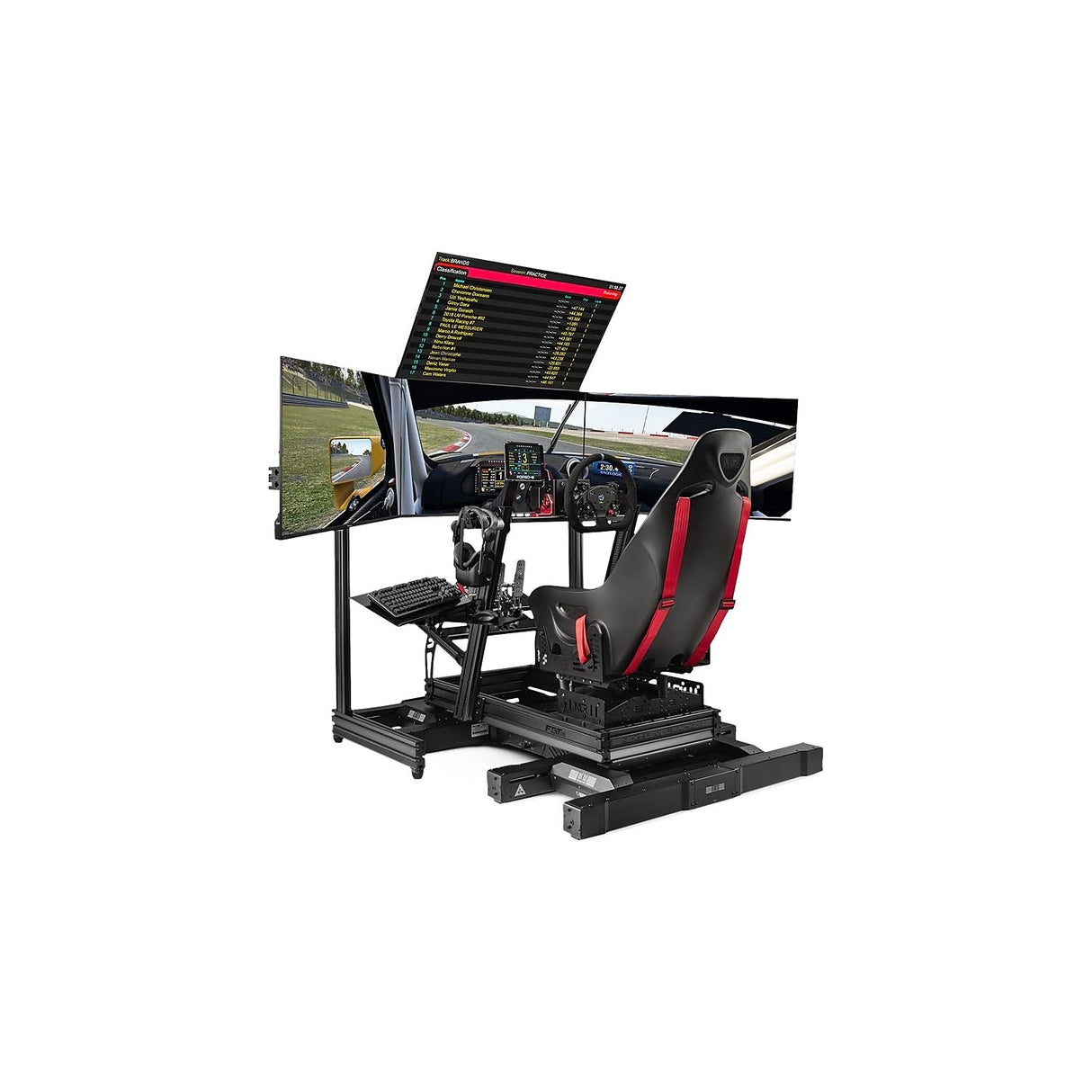 Next Level Racing Next Level Racing Elite Freestanding Overhead / Quad Monitor Stand Add-On Carbon Grey (NLR-E007) - PC;