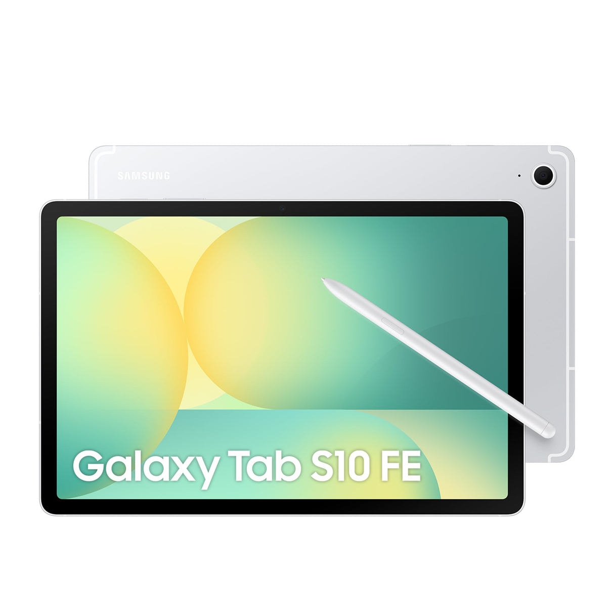 Samsung Galaxy Tab S10 FE 128GB, Tablet Android + S Pen, Galaxy AI, 8GB RAM, Pantalla de 10,9", Batería de Larga Duración, Plata, Garantía del Fabricante 3 Años + 1 Año Extra