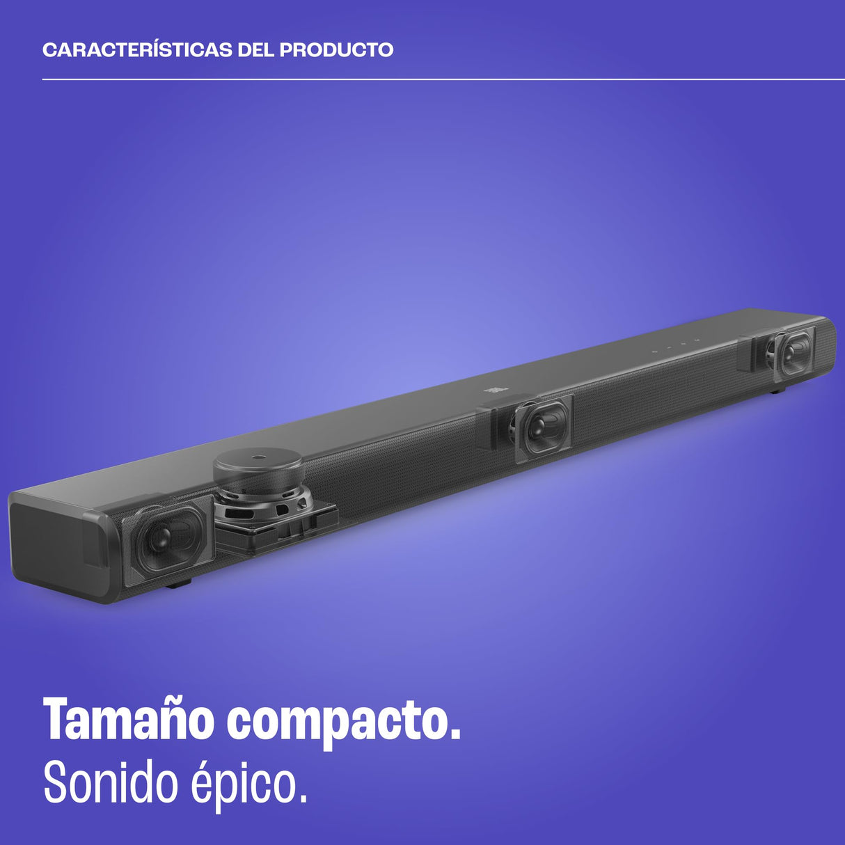 JBL Cinema SB 550 Barra de Sonido de 3.1 canales con subwoofer de 130 cm incorporado para graves profundos y 250 vatios de potente Dolby Audio para una experiencia auditiva de calidad, negro