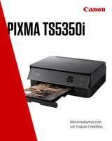 Canon PIXMA TS5350i – Impresora Multifunción para Uso Doméstico con Pantalla OLED | Conexión Inalámbrica desde tu Smartphone | Con PIXMA Print Plan