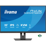 iiyama XUB3297QSNP-B1 Monitor de 31.5 Pulgadas, IPS, 2560 x 1440/100Hz, 1H1DP1C, HAS, RJ45, PD95W, KVM