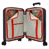 Joumma Disney Mickey Outline Maleta de Cabina Azul 40x55x20 cms Rígido 2,82 kgs Cierre TSA ABS 2,82 kgs 37L Equipaje de Mano