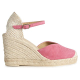 Geox D Gelsa, Alpargatas con cuña, Cyclamen, 41 EU