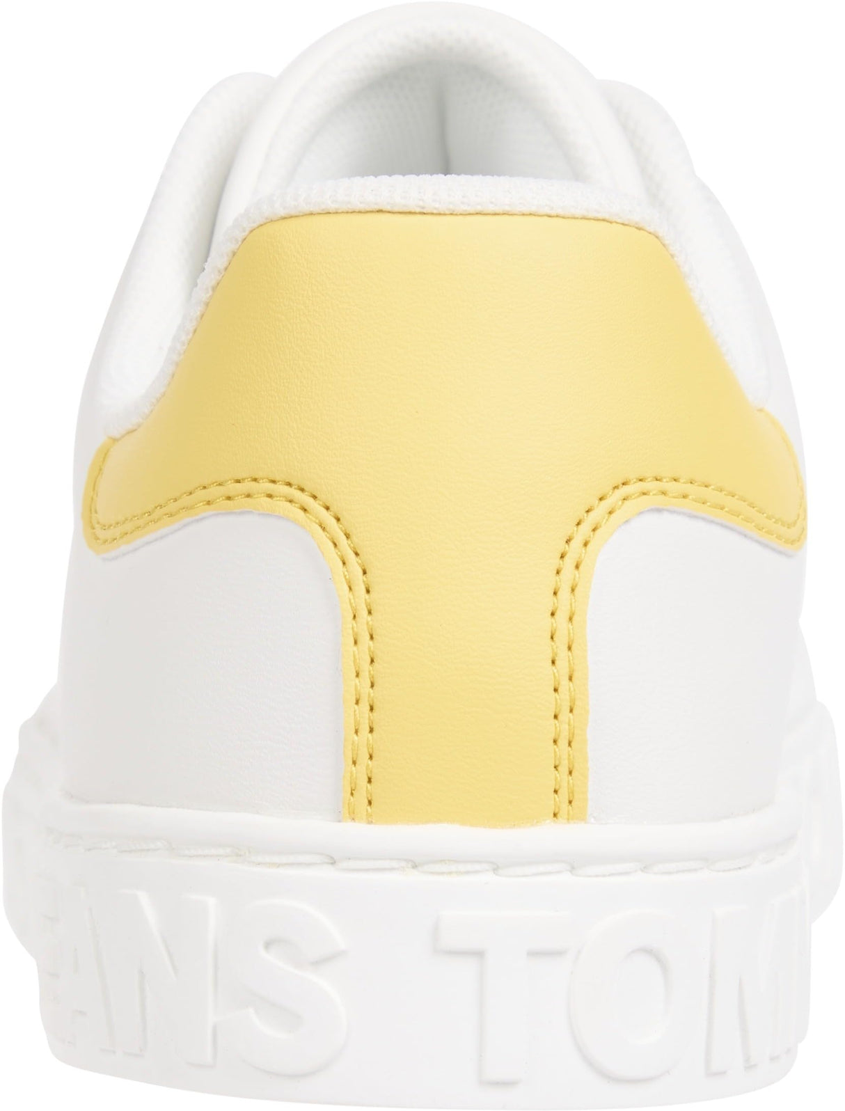 Tommy Jeans Tjw Logo Outsole Sneaker ESS En0En02703, Parte Superior Baja Mujer, Yellow (Yellow Dahlia), 37 EU